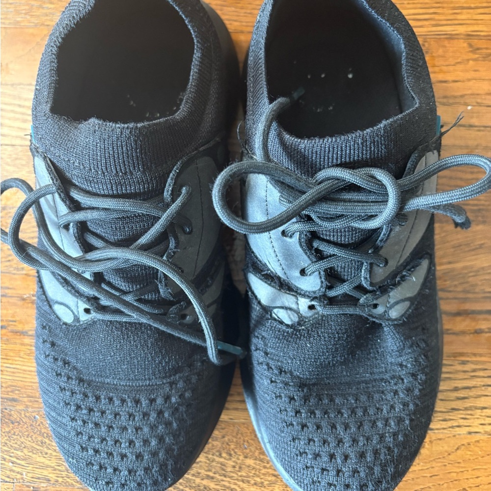 Vessi Black Knit Men's Sneakers